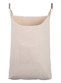 Laundry Collector, Laundry Hamper, Door Hanging Laundry bag with hooks (Army green, 65Liters)