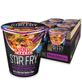 Nissin Cup Noodles Stir Fry Noodles in Sauce, Teriyaki Chicken, 3 Ounce (Pack of 6)