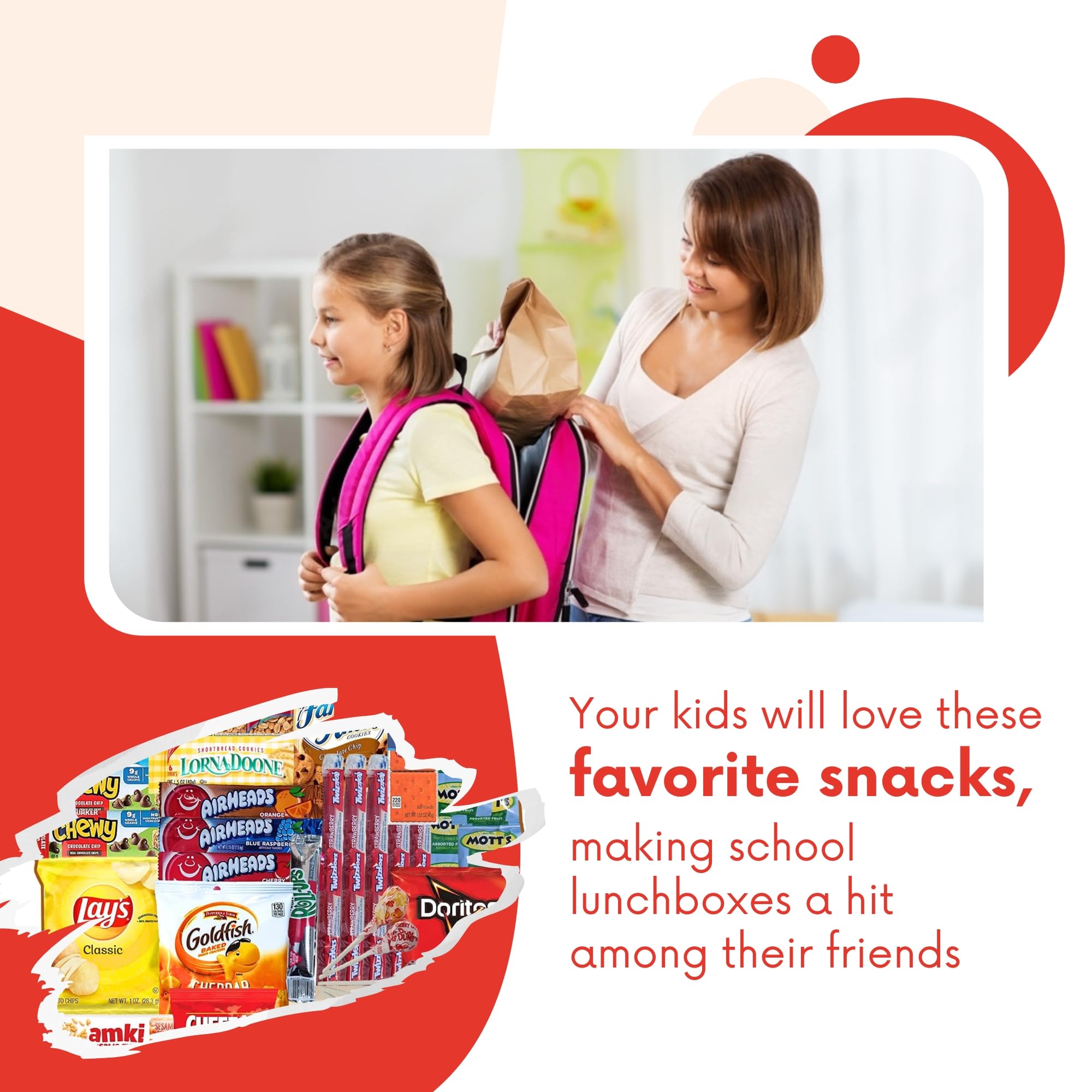 Jumbo Jumble Snack Box (25 Count) Gift Care Package Snacks Variety Pack for Adults Teens Kids Men Women school College Office Birthday (Healthy Set)