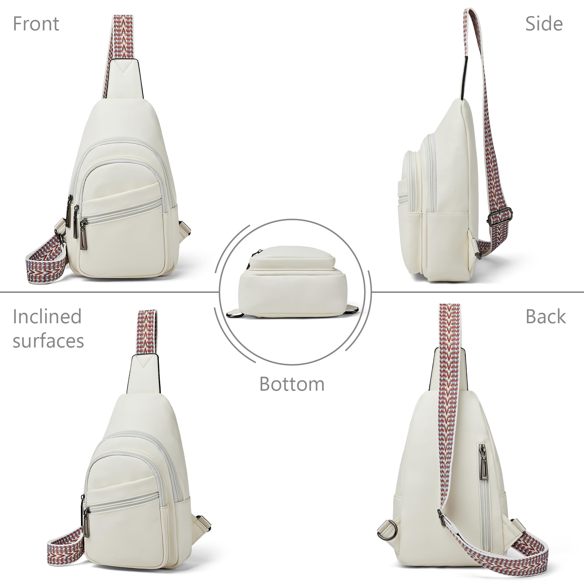 Sling Bag Crossbody Bags for Women Small Cross Body Bag Fanny Packs Chest Sling Purse for Daily Travel Leisure Sport