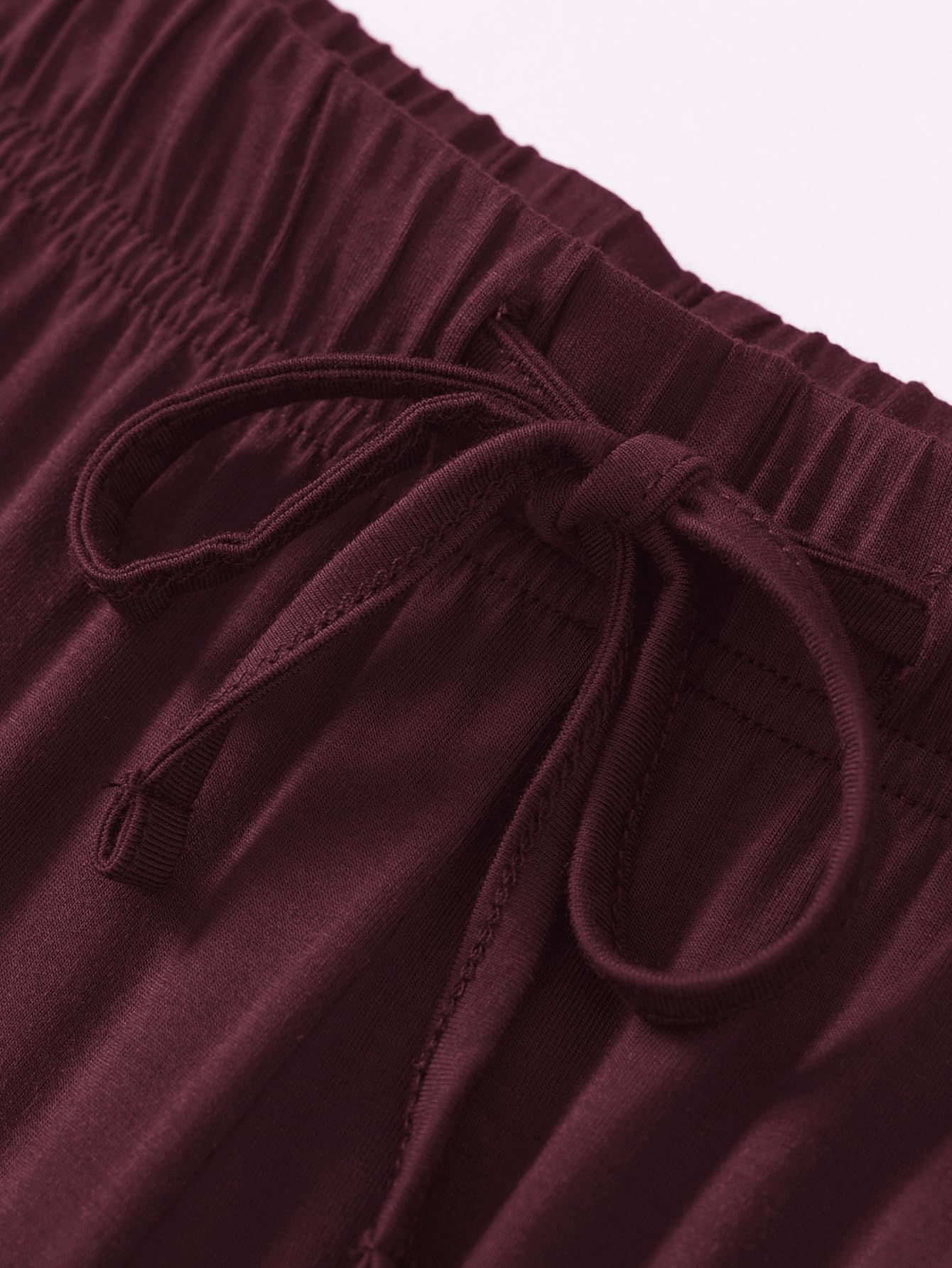 Latuza Women's Plus Size Capri Pajama Pants Wide Leg