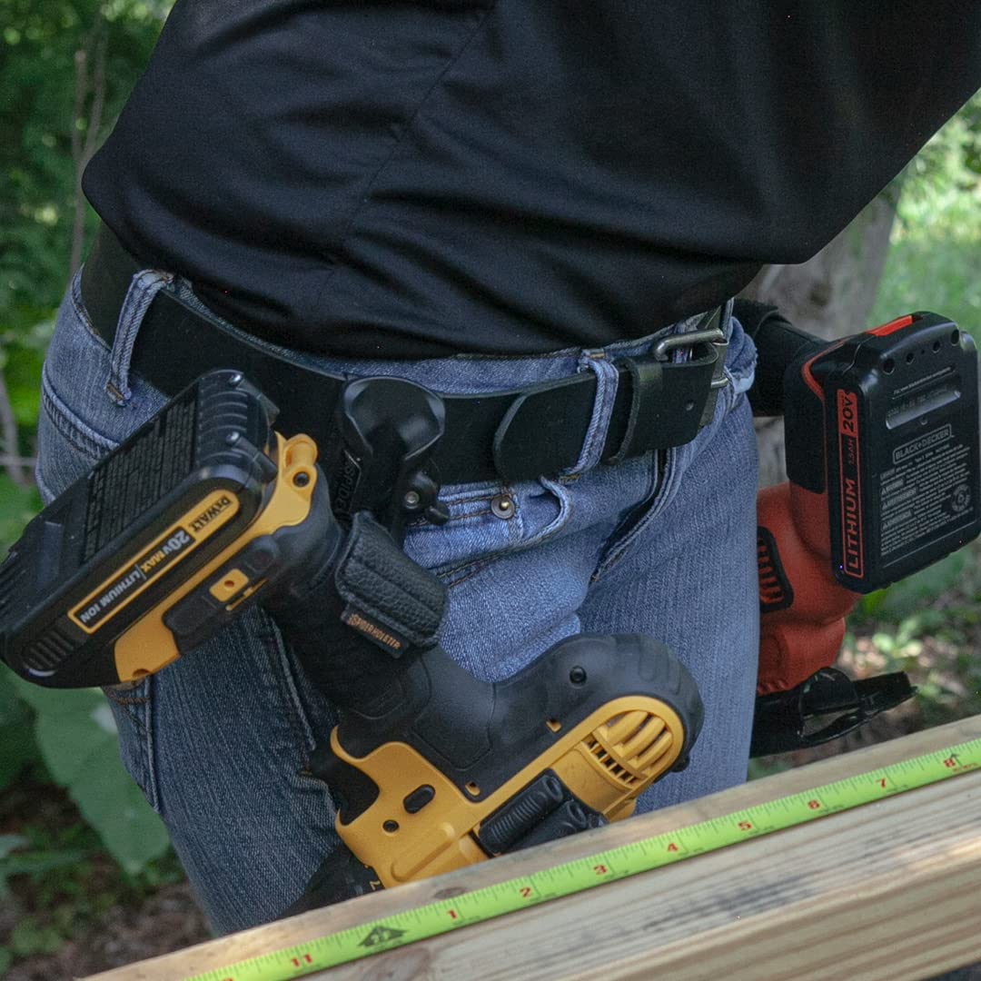 Spider Tool Holster - Improve The Way You Carry Your Power Drill, Driver, Multitool, Pneumatic, Multi-Tool and More on Your Belt - Compatible with All Major Tool Brands