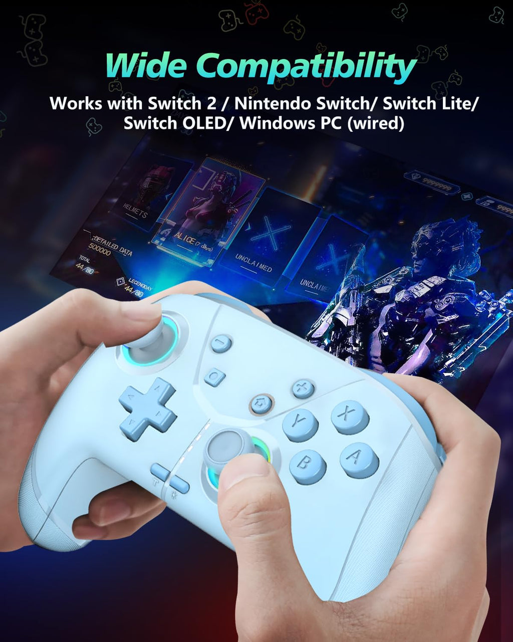 GMBACK Wireless Switch 2 Controller for Nintendo Switch 2/Switch/Lite/OLED