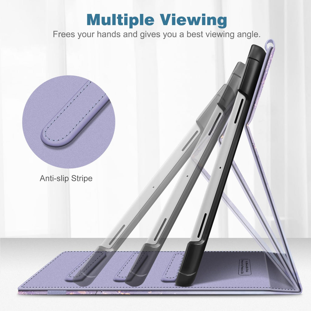 Fintie Case for Google Pixel Tablet 11 Inch 2023 Release, Multi-Angle Viewing Protective Stand Cover with Pocket & Pencil Holder Compatible with Charging Speaker Dock, Gray