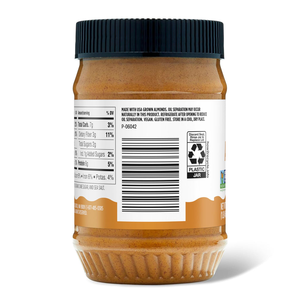 Amazon Grocery, Creamy Almond Butter, 16 Oz