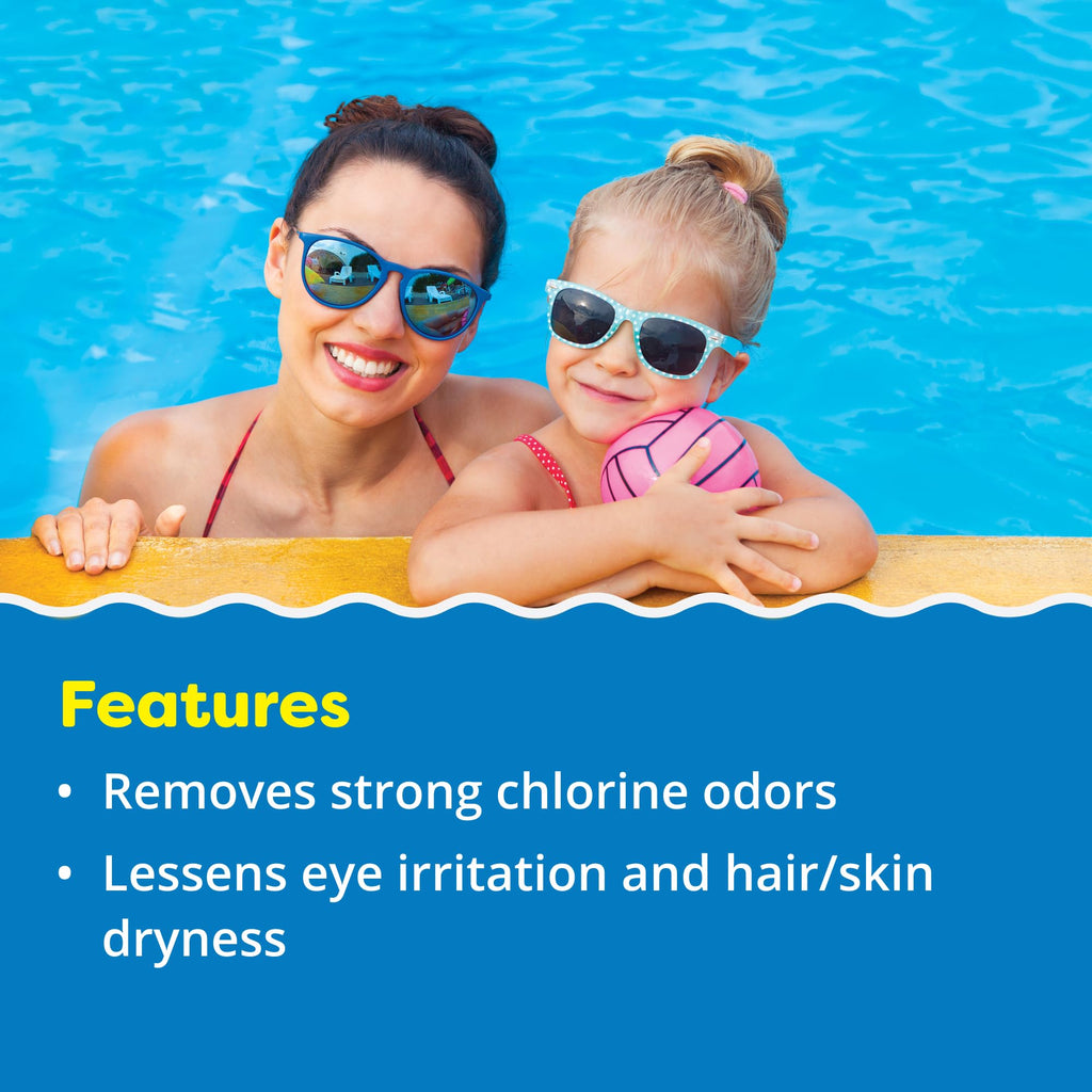 In The Swim Chlorine Neutralizer for Swimming Pools - Quickly Reduces Chlorine Sanitizer Levels - 90% Sodium Thiosulfate - 2.25 Pounds