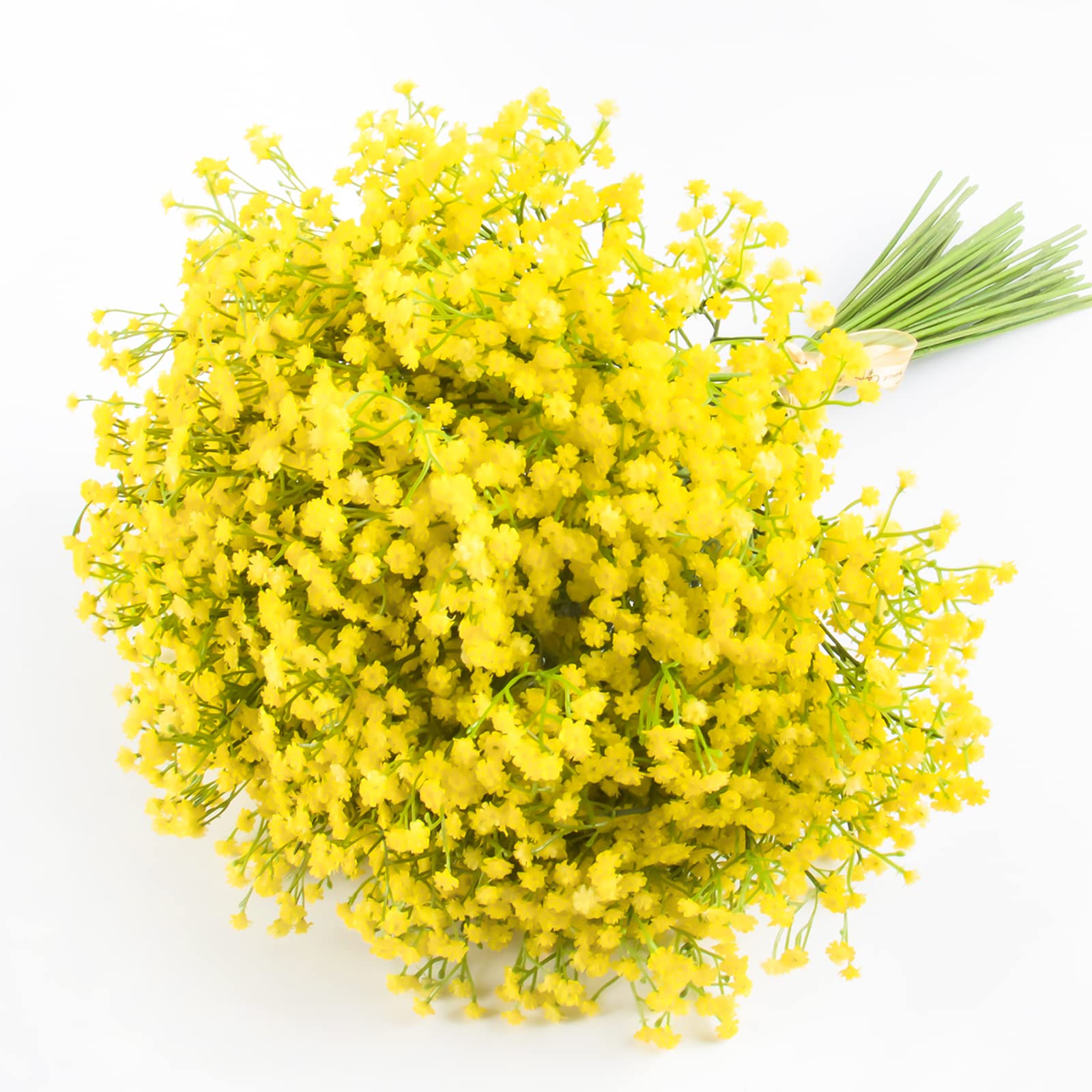 15 PCS Babys Breath Artificial Flowers Fake Babys Breath Flowers Artificial Bulk Blue Gypsophila Bouquets Real Touch Faux Flowers for Wedding Floral Arrangement Party Home Decoration