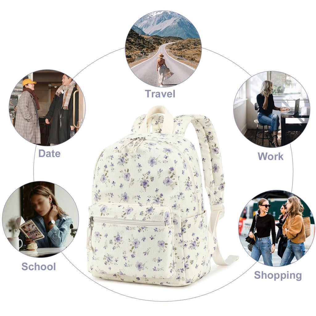 BTOOP Mini Backpack Women Girls Water-resistant Small Backpack Purse Shoulder Bag for Womens Adult Kids School Travel