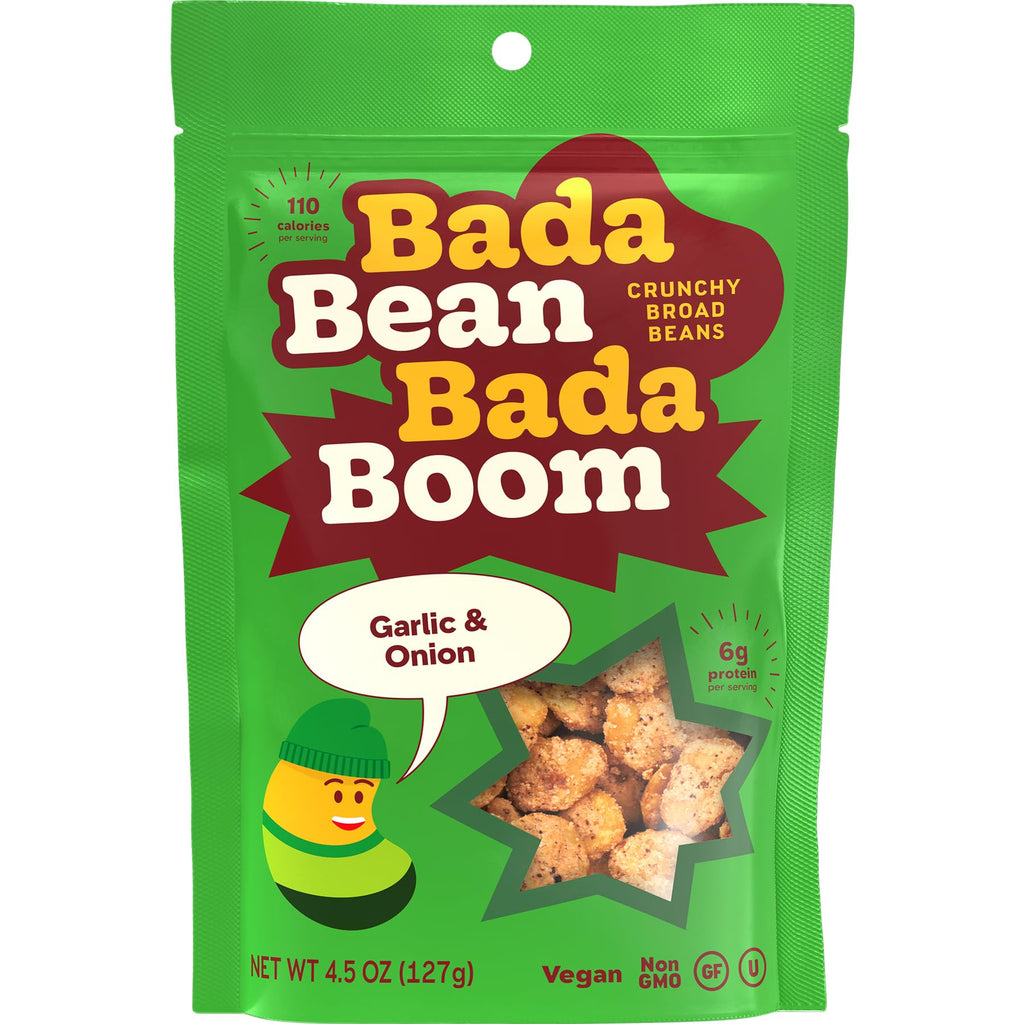 Bada Bean Bada Boom, Crunchy Roasted Broad Bean Snacks (Fava), High Protein, Vegan, Gluten-free - 110 Calorie Packs, Buffalo Wing, 4.5 Ounce (Pack of 6)