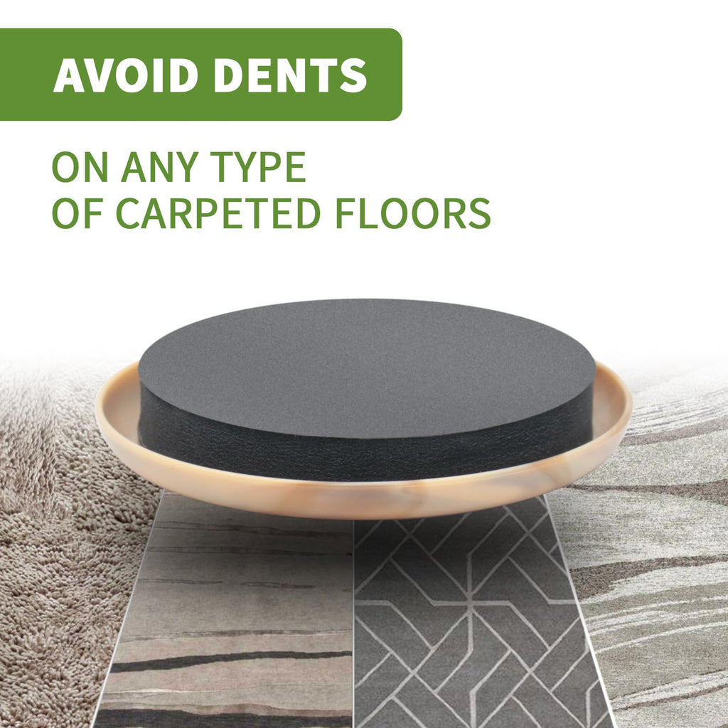 Furniture Sliders for Carpet 4 PCS - 9 1/2 inch Furniture Moving Slider Chair Legs Floors Protectors– Move Your Furniture Easy & Safely (for Carpet)