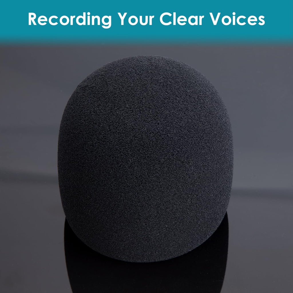YOUSHARES 2PCS Blue Yeti Pop Filter for Blue Yeti Microphone, Yeti Foam Windscreen with Dead Cat Blue Yeti Mic Cover for Yeti Mic and Blue Yeti Pro USB Microphone