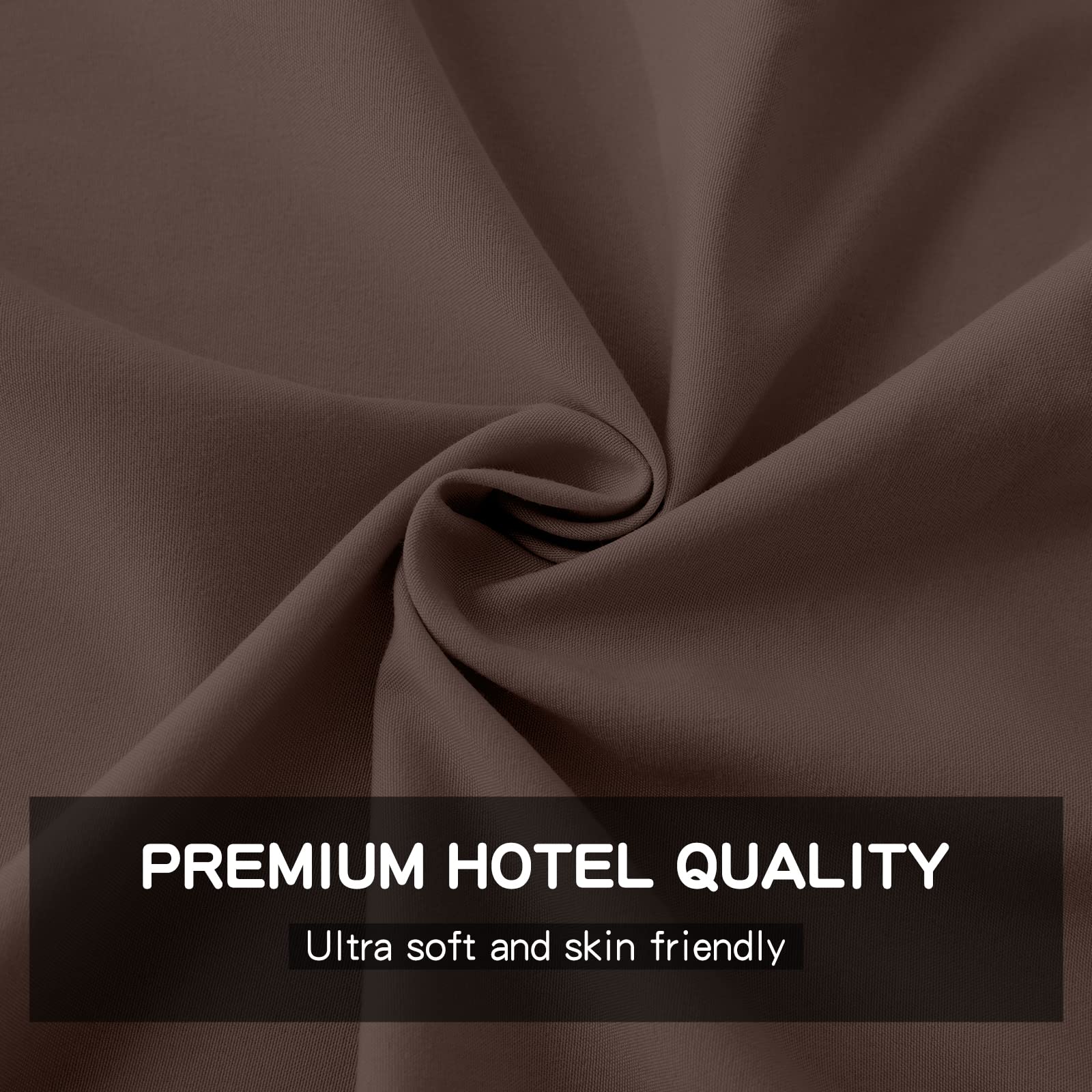 FreshCulture Twin XL Flat Sheet - Hotel Quality Twin XL Flat Sheet Only - Brushed Microfiber Top Sheet - Ultra Soft & Breathable - Wrinkle-Free - Easy Care - Single Flat Sheet (Twin XL, Beige)