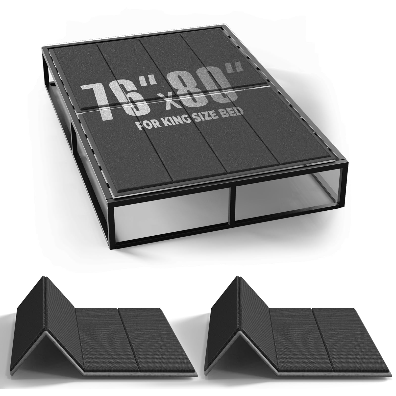 Imperius Folding Spring Box 10MM, Bed Support Flat Noodles, Twin Size 38x75'' ﻿ ﻿Light and Thin, Breathable, Noise Minimizing,Moisture Resistant Bunkieboards