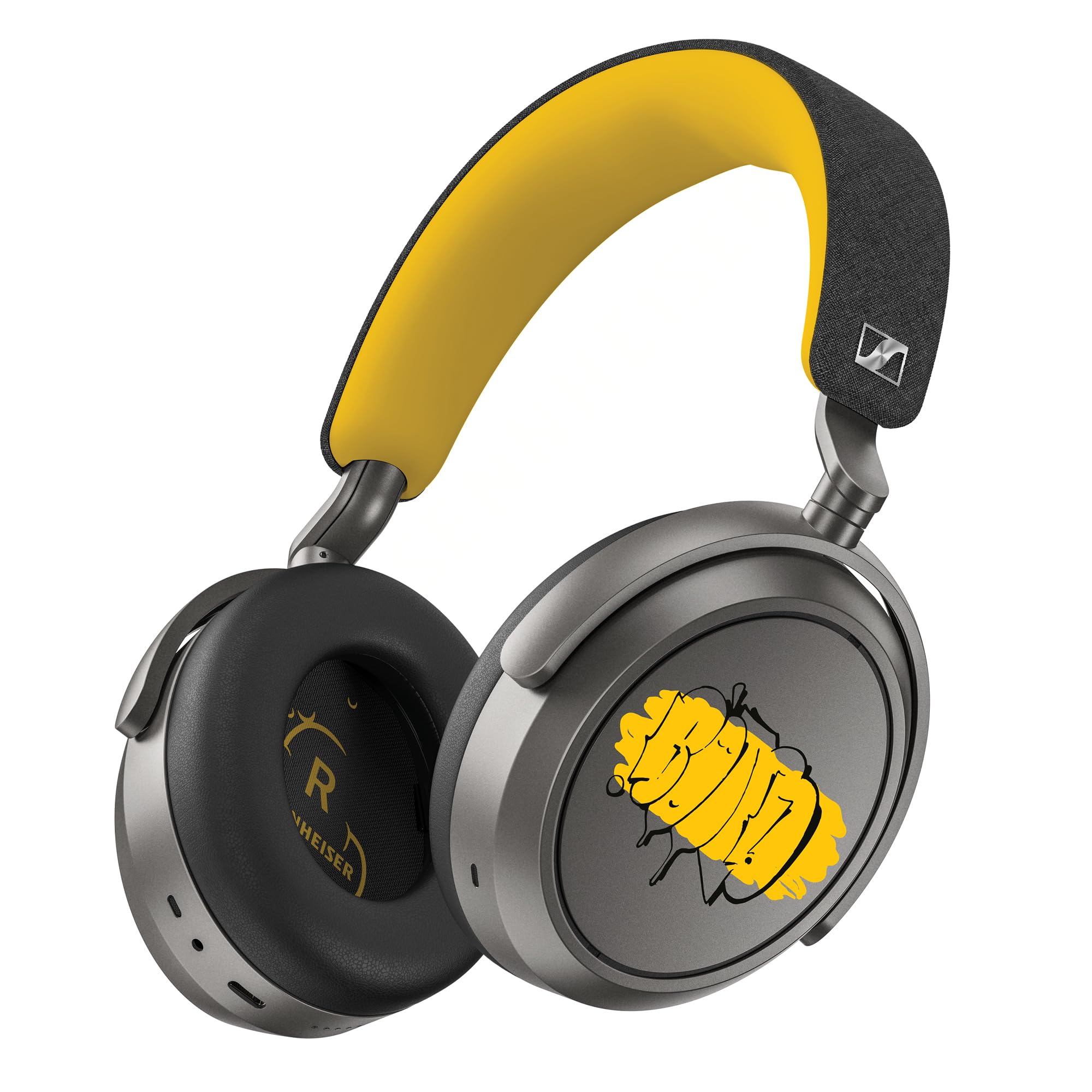 Sennheiser Momentum 4 Wireless Over-Ear Headphones - Bluetooth Headset for Clear Calls with Adaptive Noise Cancellation, Up to 60HR Playtime, Folding Design, 80th Edition