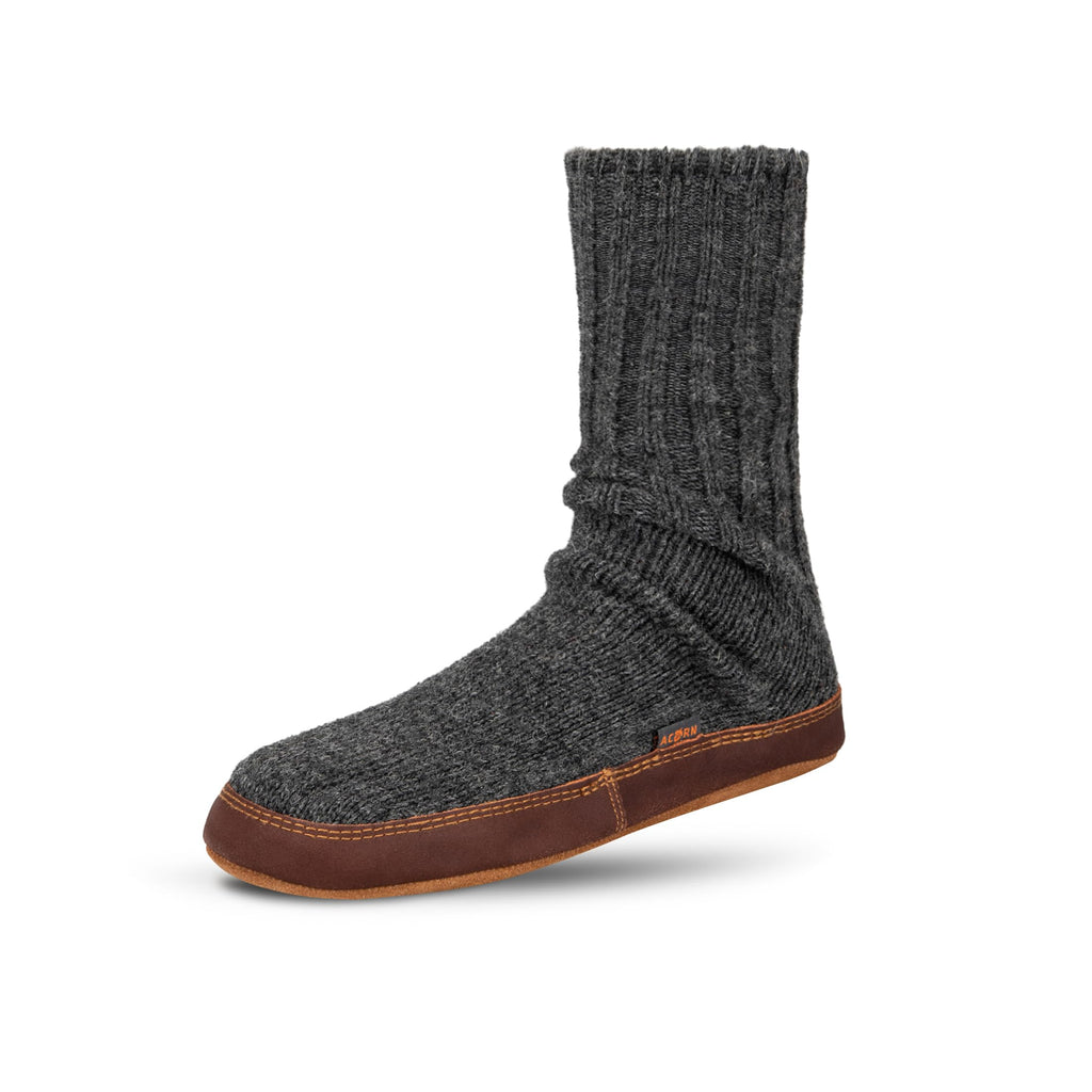 Men's and Women's Original Slipper Sock - Comfortable Men's and Women's Slipper Sock with Cloud-Like Feel, Soft and Moisture Wicking Crew Length, Genuine Suede Sole