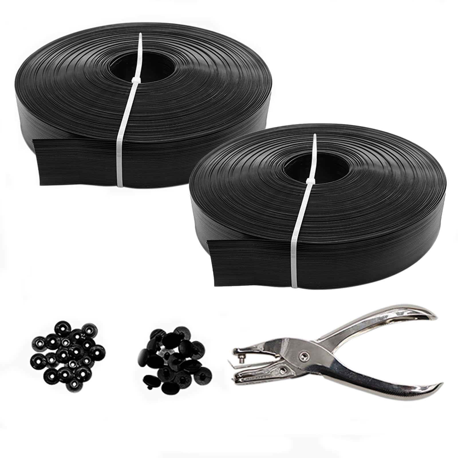 Chain Link Fence Privacy Tape, 246ft x 0.15ft Chain Link Fence Slats, Fence Covering Privacy, Brown (200PCS Button + Puncher Included)