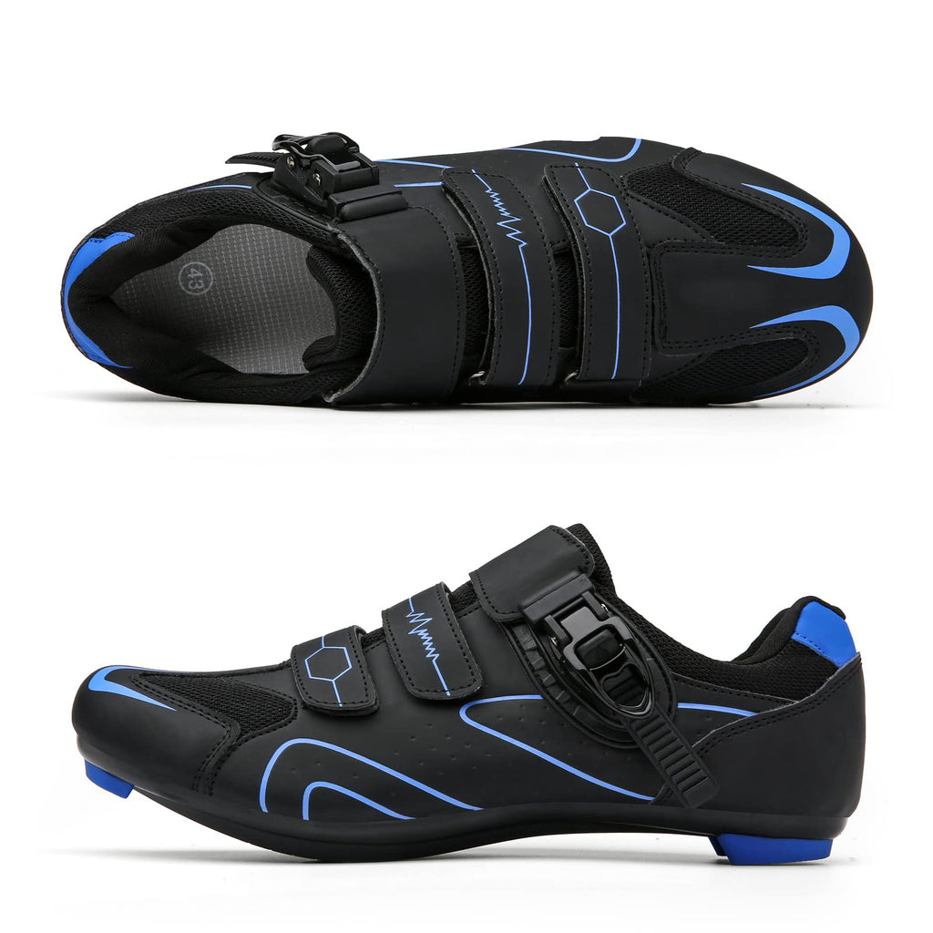 Mens Womens Cycling Shoes Compatible with Peloton Indoor Bicycle Pedals Clip in Road Bike Shoes Pre-Installed with Look Delta Cleats