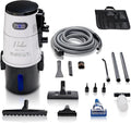 Prolux Professional Shop White Wall Mounted Garage Vac, Wet Dry Pick Up