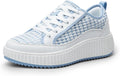DREAM PAIRS Women Platform Chunky Lightweight Comfortable Casual Lace Up Sky Walking Fashion Sneakers