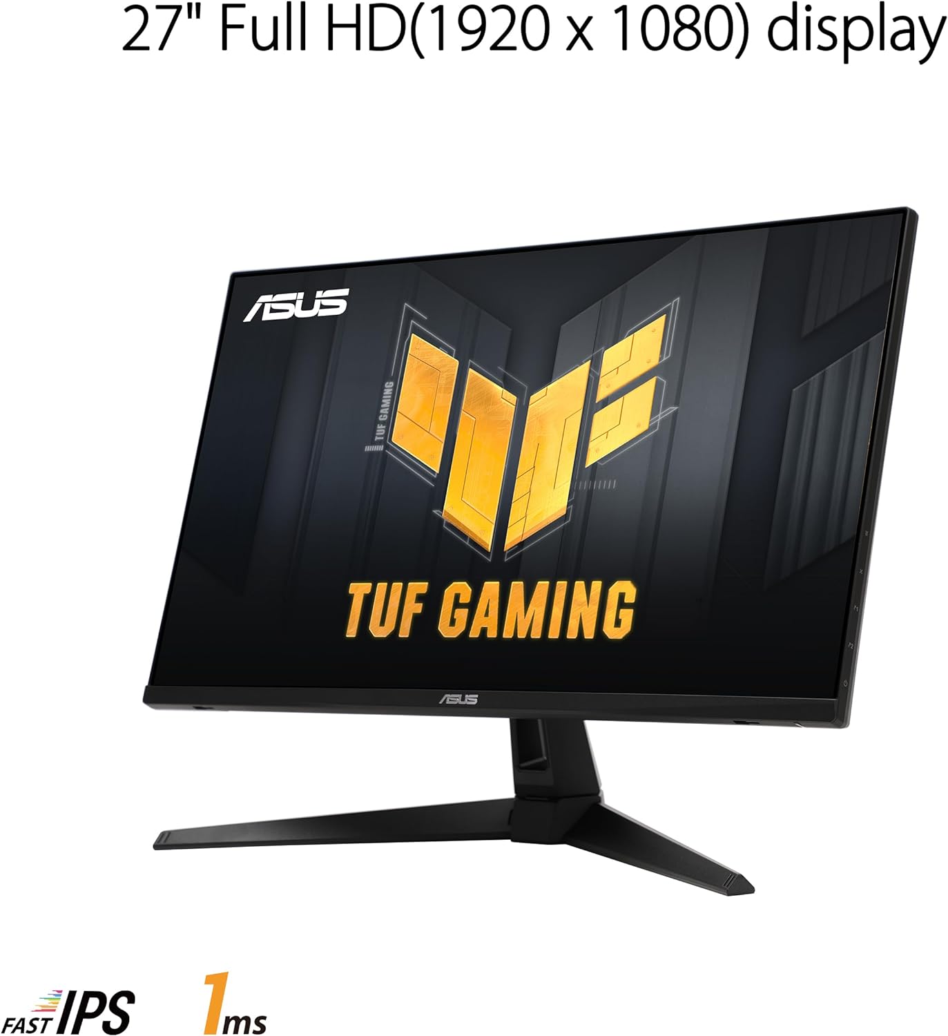 ASUS TUF Gaming 27” 1080P HDR Monitor (VG279QM1A) - Full HD (1920 x 1080), 280Hz, 1ms, Fast IPS, Extreme Low Motion Blur Sync, Freesync Premium, G-SYNC Compatible, Speakers, Variable Overdrive