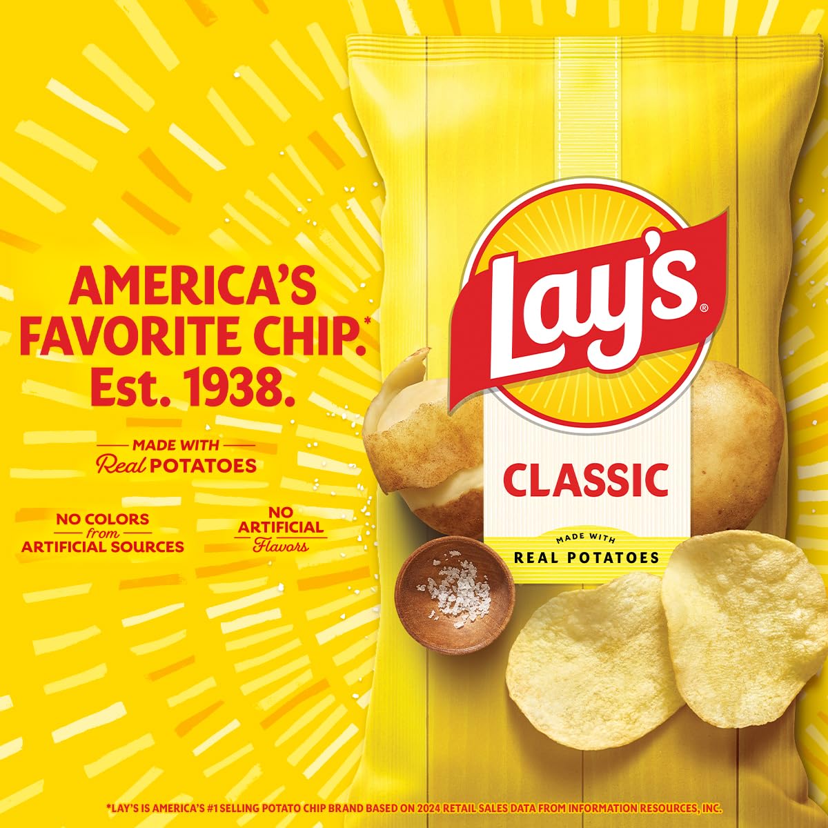 Lay's Barbecue Flavored Potato Chips, 12.5 Oz