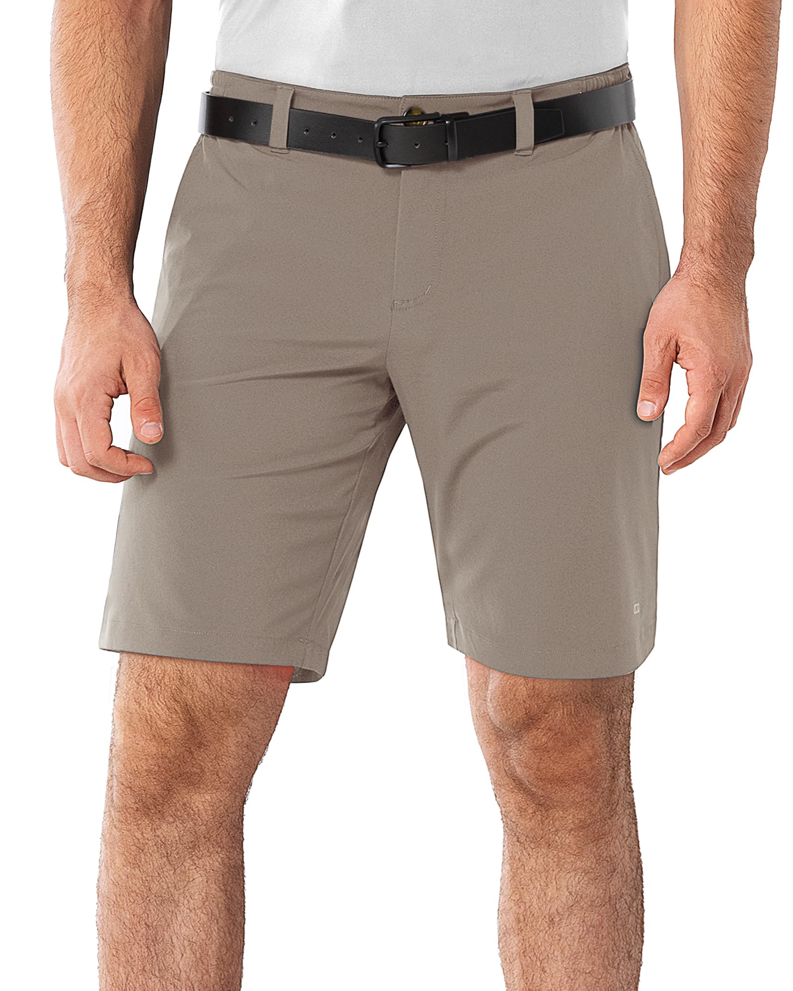 33,000ft Men's Golf Shorts 9" Dry Fit Stretch Golf Short UPF 50+ Lightweight Flat Front Golf Shorts with Pockets