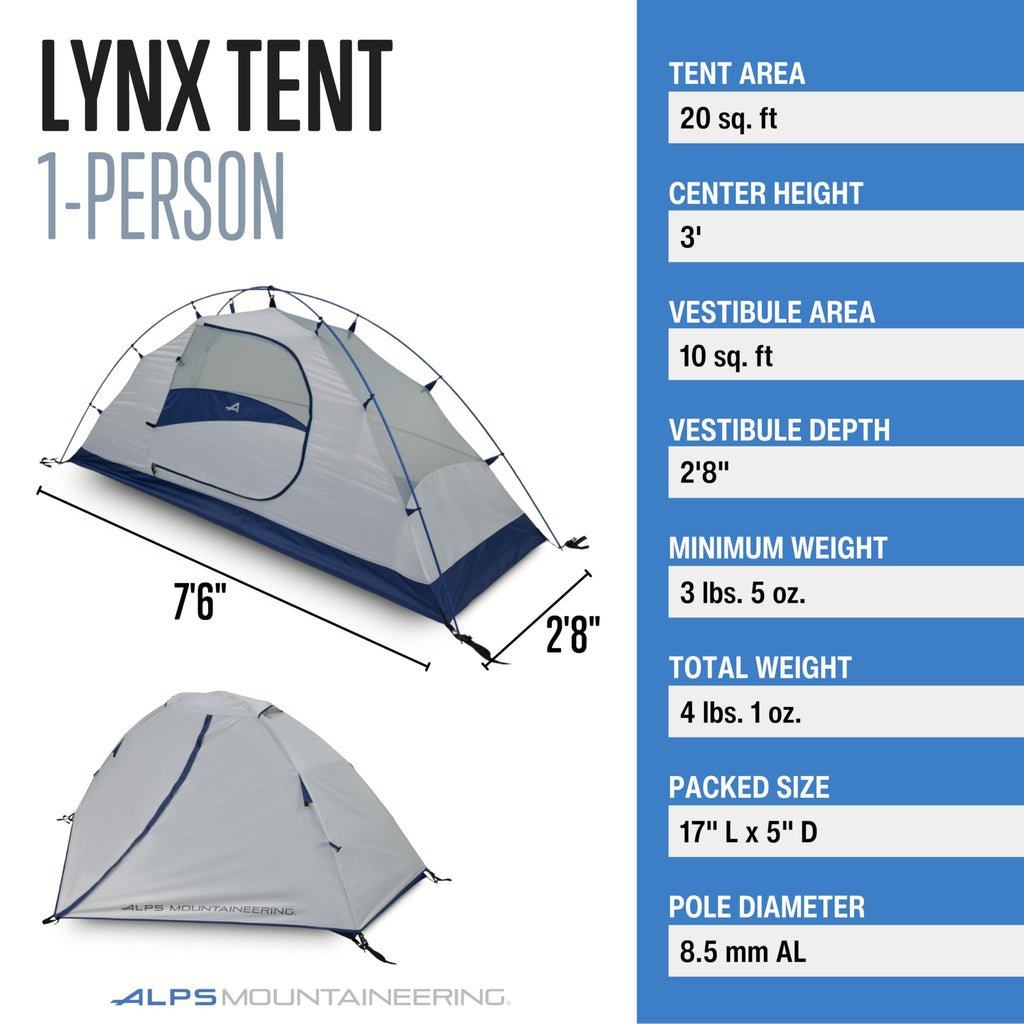ALPS Mountaineering Backpacking-Tents Lynx 1