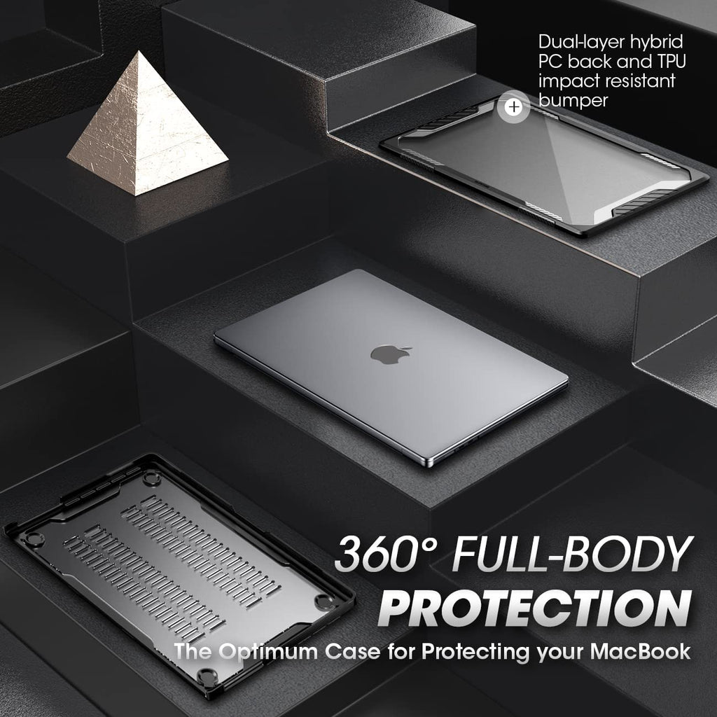 SUPCASE for MacBook Pro 14 Inch Case 2026-2021 (Unicorn Beetle), M5/M4/M3/M2/M1 Pro/Max A3427 A3426 A3434 A3185 A3401 A3112 A2918 A2992 A2779 A2442 Rugged Protective Cover for MacBook Pro 14", Black