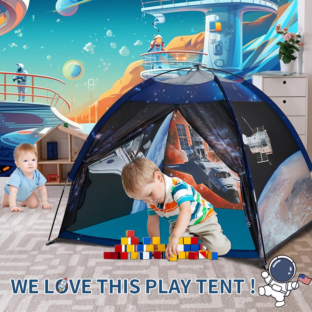 Mnagant Kids' Alpaca Tent - Fun Pop-Up Playhouse for Boys and Girls - Easy Setup, Indoor/Outdoor Adventure Tent - 47" x 47" x 43"