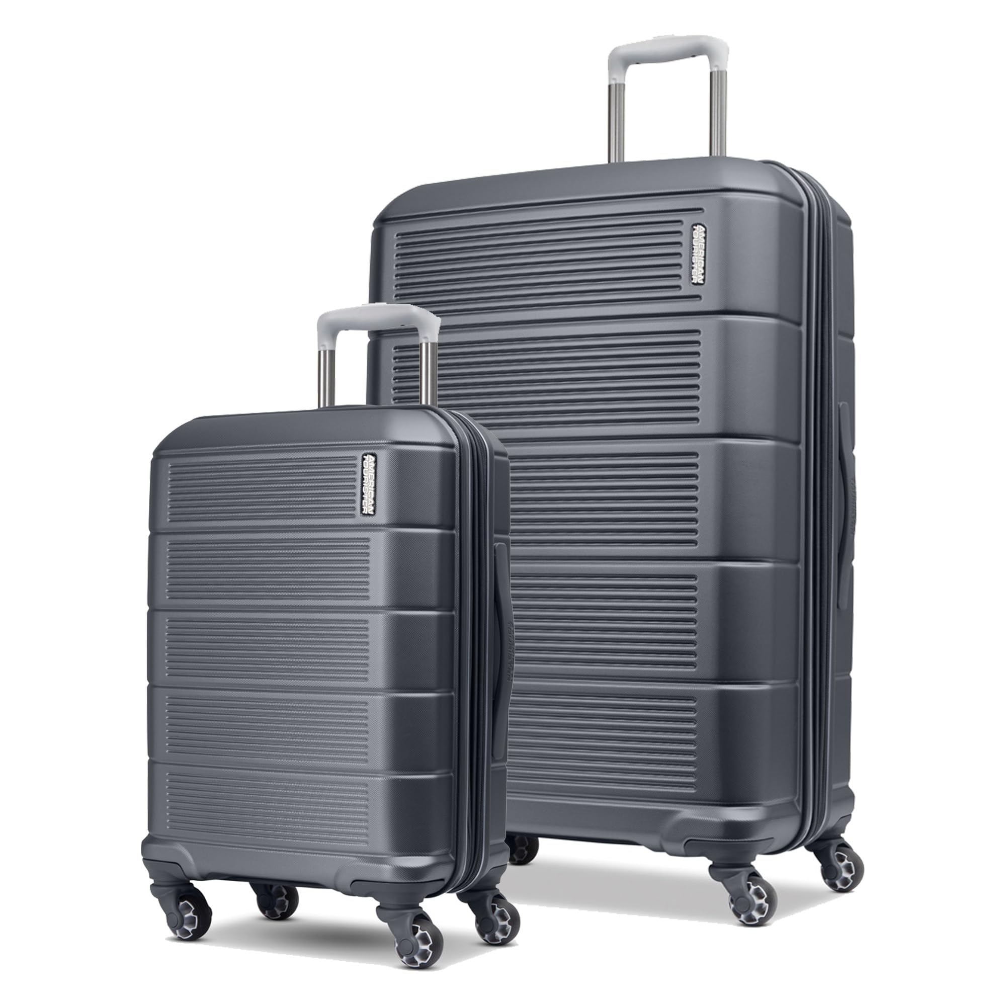 American Tourister Stratum 2.0 Expandable Hardside Luggage with Spinner Wheels, 2-Piece Set 20/28, Blue