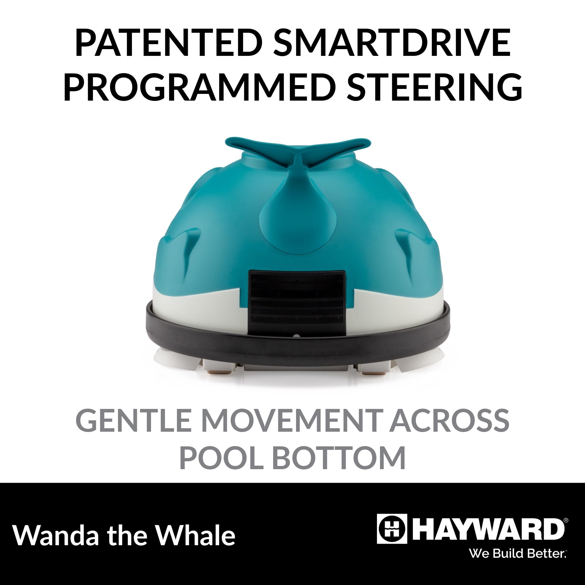 Hayward W3900 Wanda the Whale Above-Ground Suction Pool Cleaner for Any Size Pool, Automatic Pool Vacuum Cleaner