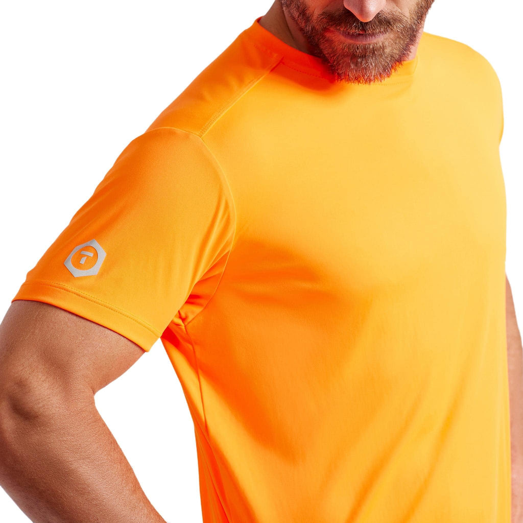 TRUEWERK Men's UPF 50+ Sun Protection Shirt - B1 Short Sleeve Work Tee, Moisture Wicking, Lightweight