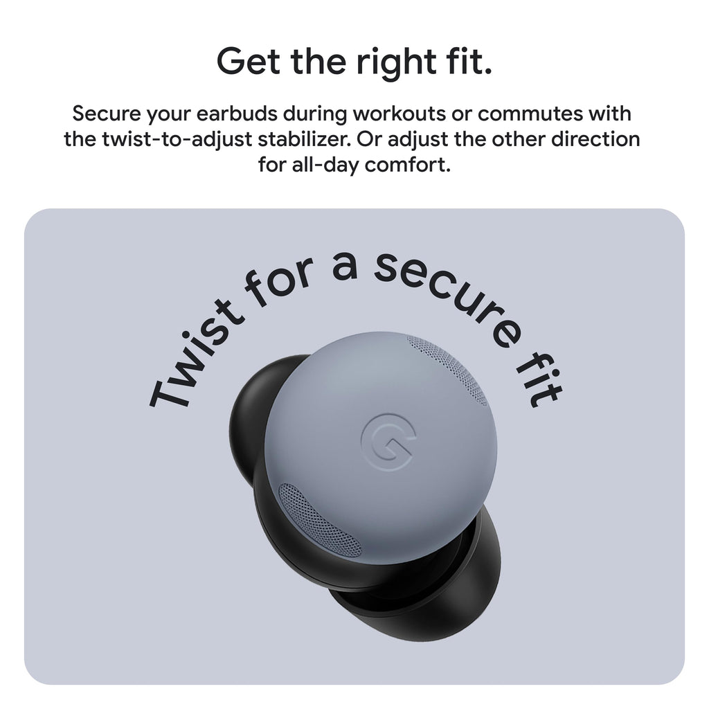 Google Pixel Buds Pro 2 - Wireless Bluetooth Earbuds with Pro-Level Active Noise Cancellation - Built for Gemini, Your Google AI Assistant - Hazel