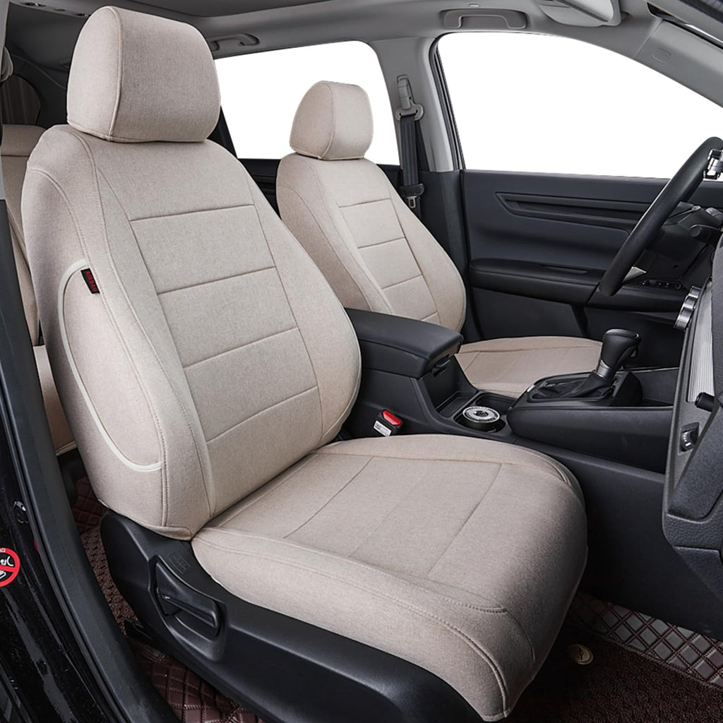 coverdream Front Seat Covers Custom Fit for Toyota Tacoma 2016 2017 2018 2019 2020 2021 2022 2023 SR SR5 TRD Series,Limited Pickup Truck,Breathable Seat Protector,Fit Like A Glove (Gray,2-Pack Only)