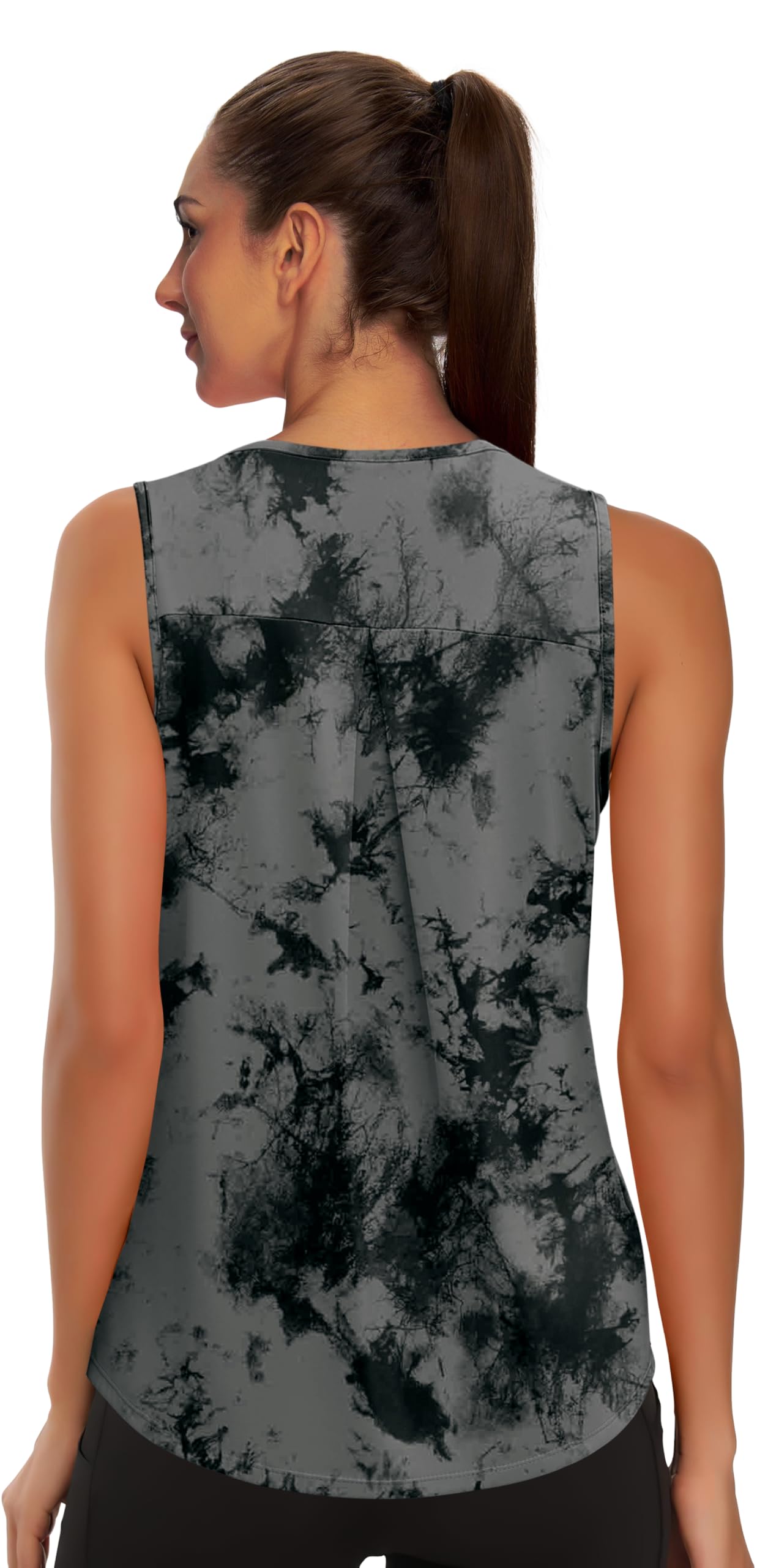 WIHOLL Workout Tops for Women Summer Athletic Tank Tops Sleeveless Shirts Beach Lightweight Gym Clothes