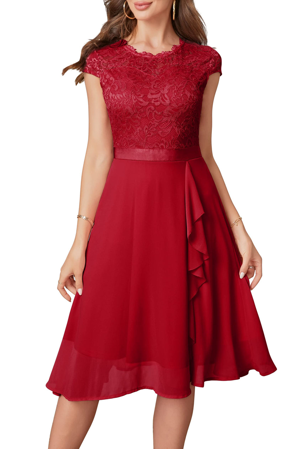 Women's Cocktail Dresses for Women Evening Party, Tea Party Dress for Women 2025 Wedding Guest Dress Prom Semi Formal Dress