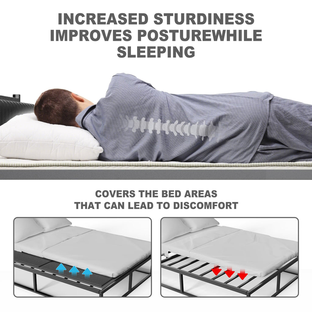 Imperius Folding Spring Box 10MM, Bed Support Flat Noodles, Twin Size 38x75'' ﻿ ﻿Light and Thin, Breathable, Noise Minimizing,Moisture Resistant Bunkieboards