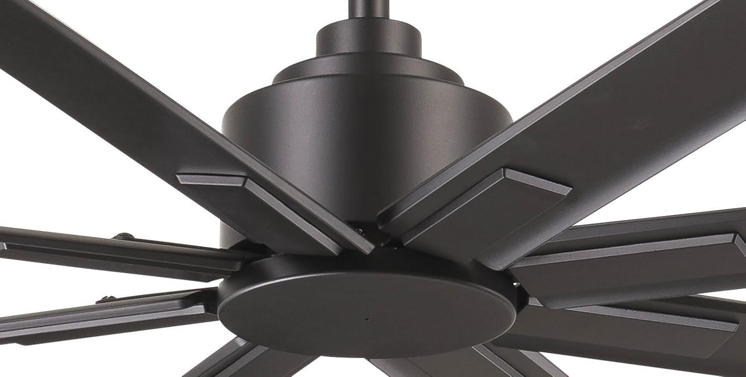 Minka Aire Xtreme H2O - 65-inch Ceiling Fan F896-65-SI, Smoked Iron, Reversible with Remote Control