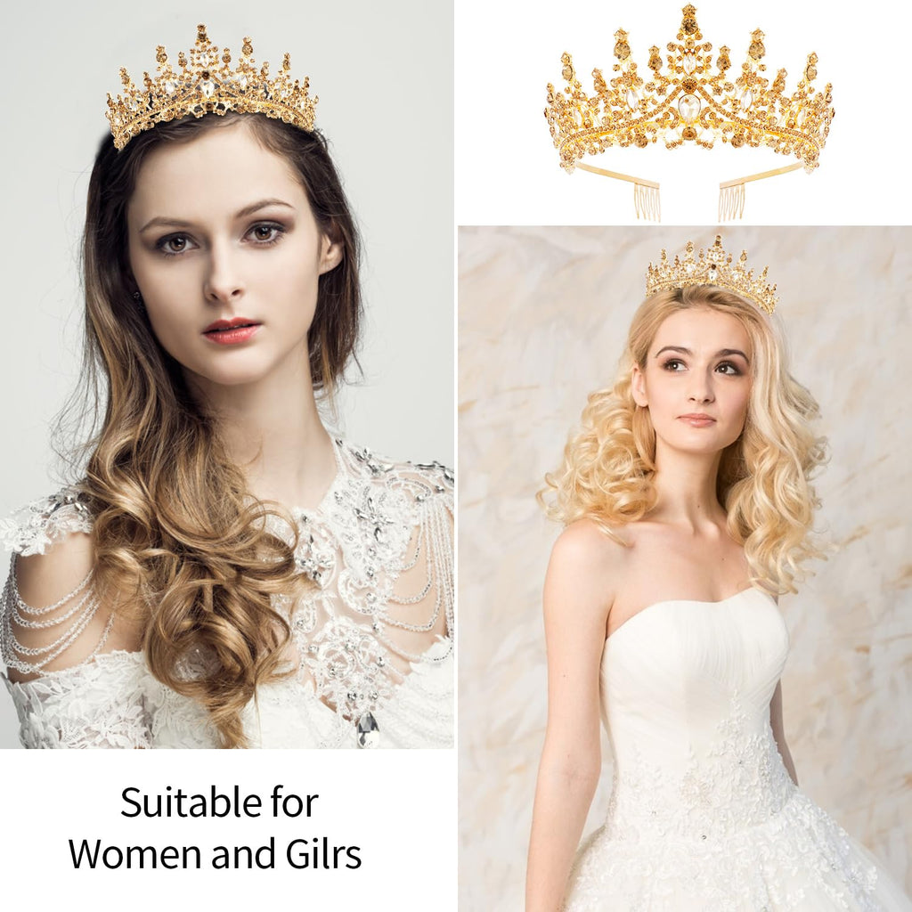 VELSCRUN AB Silver Crystal Birthday Queen Tiara Crowns for Women Girls Birthday Queen Headband Sash Elegant Princess Crown with Combs Hair Accessories Happy Birth Party Decorations Mom Gift