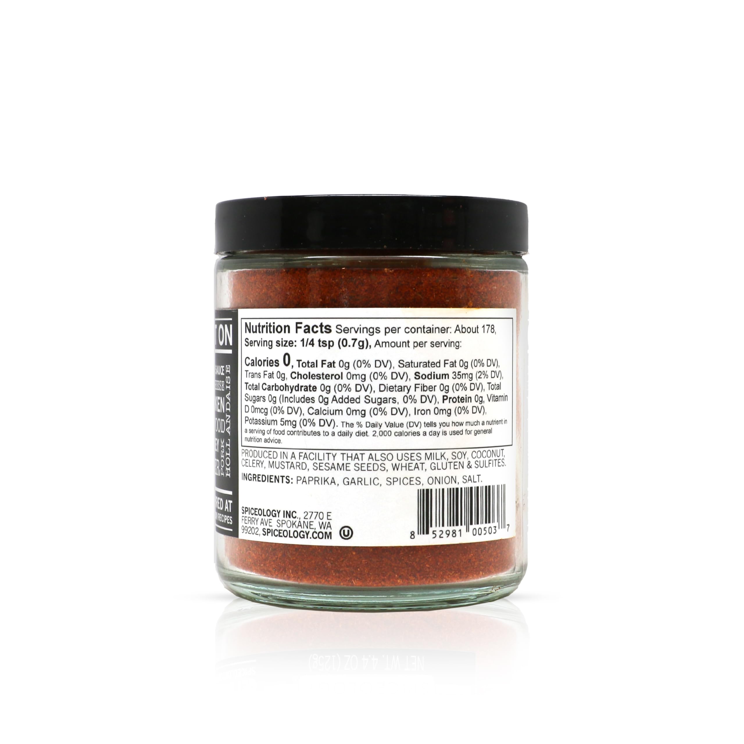Spiceology – Black Magic Cajun Blackening Seasoning – Bold & Savory Spice Blend for Chicken, Fish, Turkey, and More – Versatile Dry Rub – 4.4 oz