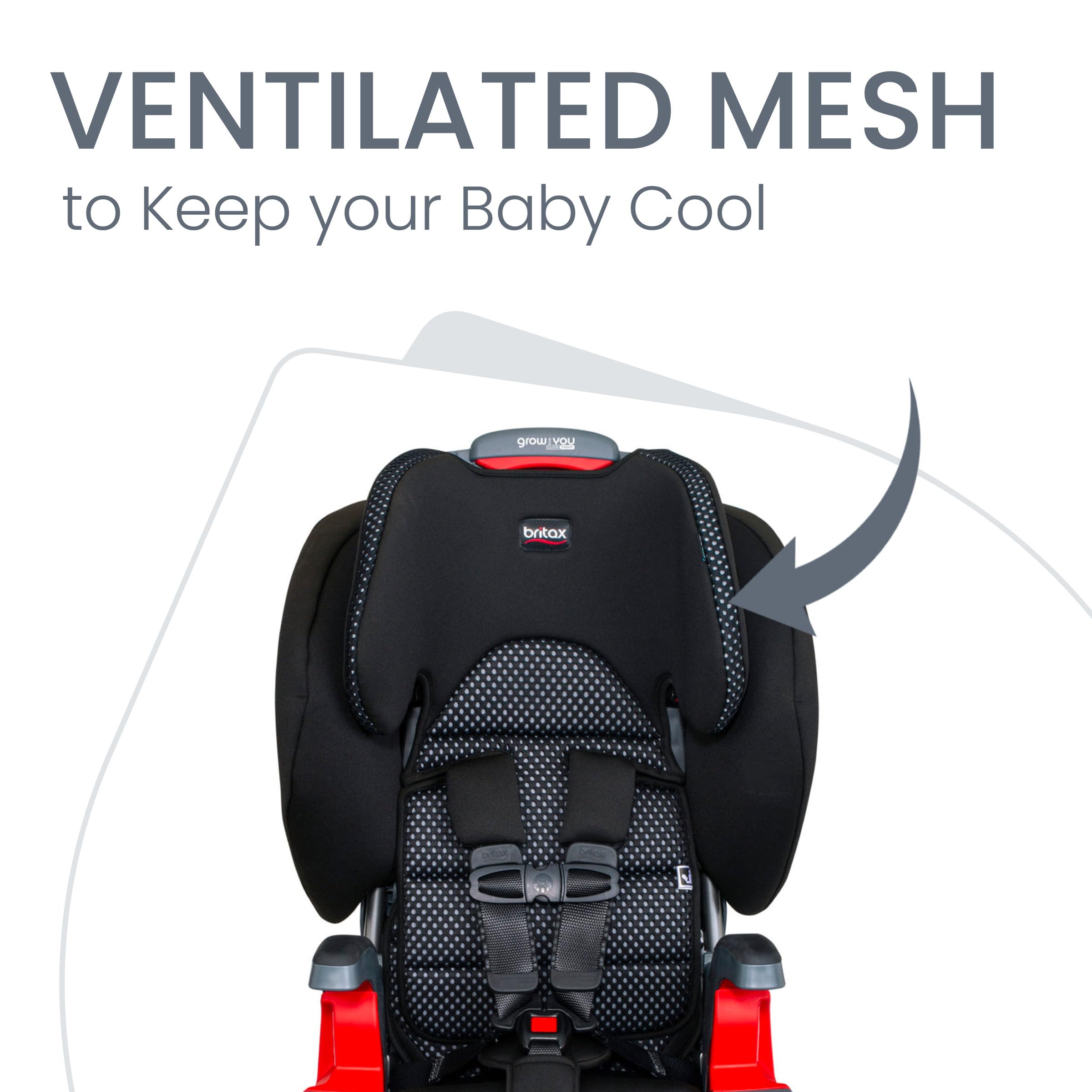 Britax Grow with You ClickTight Harness-2-Booster Car Seat, 2-in-1 High Back Booster, Black Contour