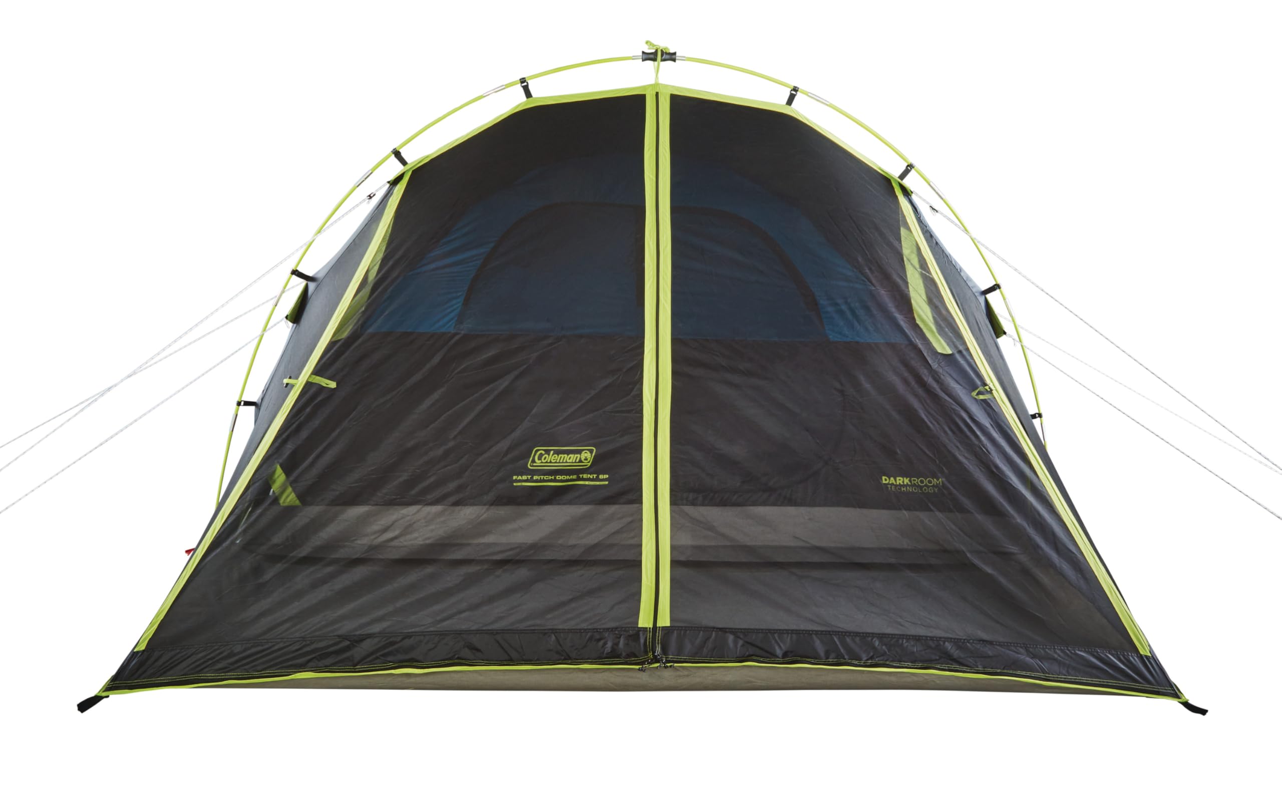 Coleman Carlsbad Dark Room Tent with Screened Porch, 4/6 Person Tent Blocks 90% of Sunlight to Keep Inside Cool, Weatherproof Shelter with Easy Setup