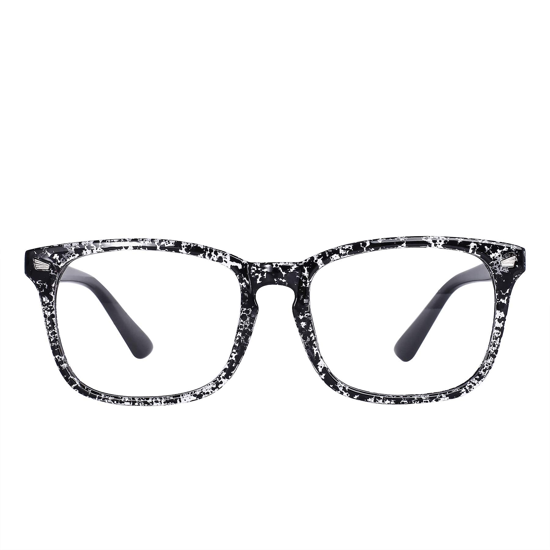 MAXJULI Blue Light Blocking Glasses,Computer Reading/Gaming/TV/Phones Glasses for Women Men(Transparent)