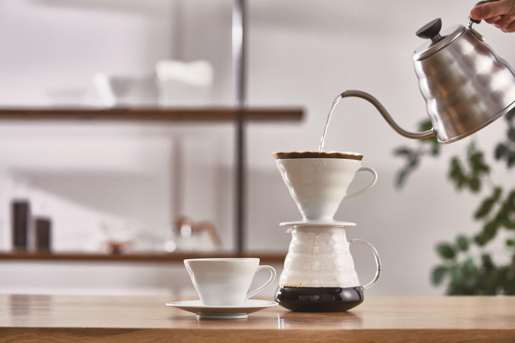 Hario V60 Ceramic Coffee Dripper, Size 02, Red