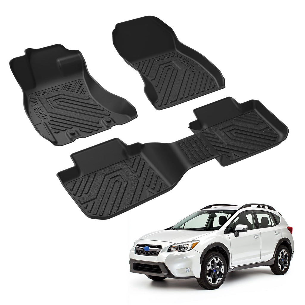 LASFIT Cargo Mat & Backrest Mats for Nissan Armada/Infiniti QX80 2019-2024, All Weather TPE Custom Fit Easy Clean Durable No-Curling Trunk Mat for Armada & QX80, Black