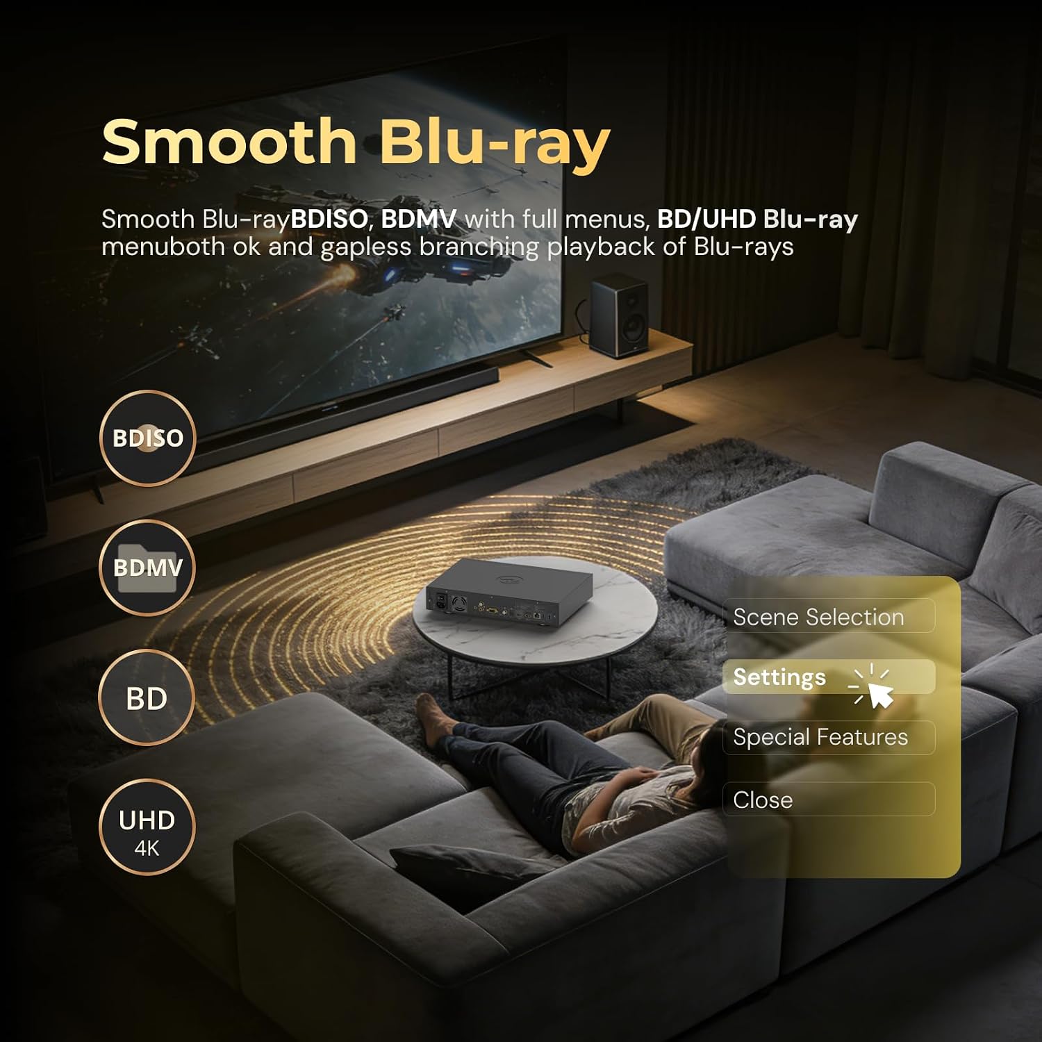 zidoo Z3000 PRO-8K HDR Media Player, Amlogic S928X-K Processor 8G+64G, Base on Android 11os, Support DV,HDR10+ and All HDR Technoly,BDMV/BDISO