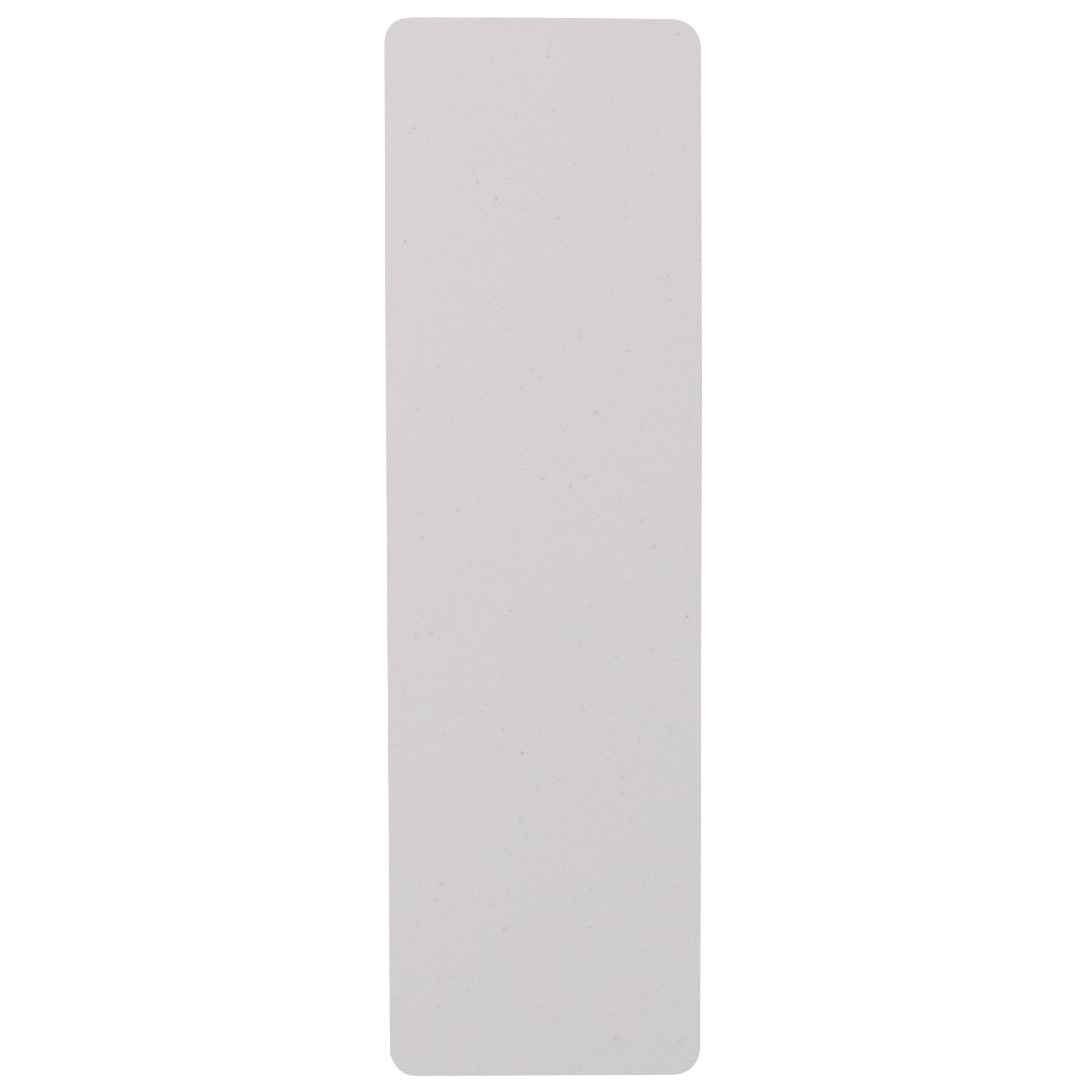 EMMA + OLIVER 5' Rectangular Plastic Folding Table, Long Plastic Foldable Table for Residential Indoor/Outdoor Events, White