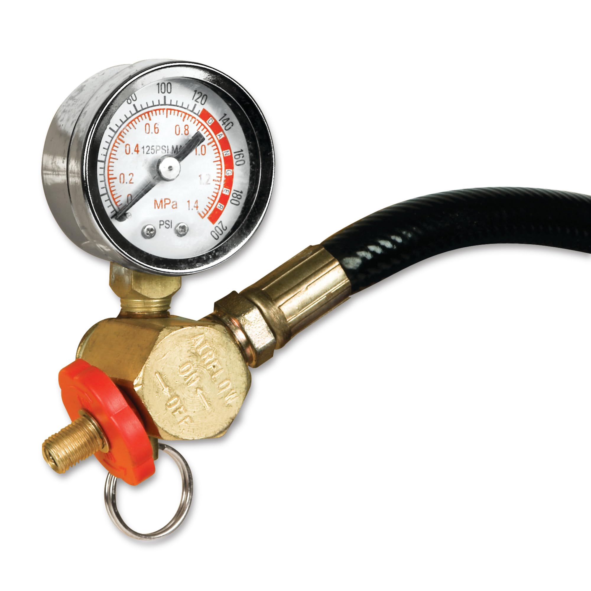 Performance Tool 60505 Air Tank Gauge - Essential for Safe and Accurate Pressure Monitoring, Do Not Exceed Maximum PSI for Optimal Performance