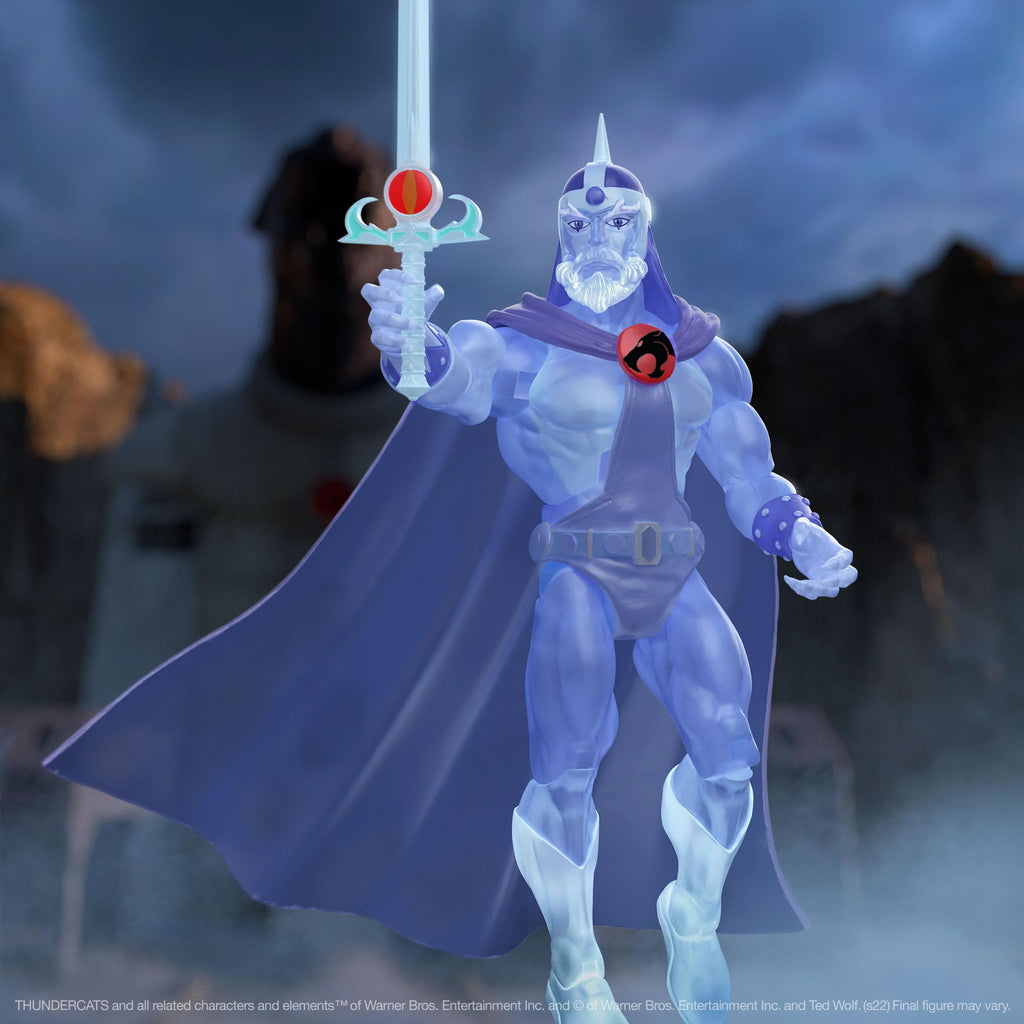 Super7 ULTIMATES! Thundercats Ghost Jaga - 7" Thundercats Action Figure with Accessories - Classic Cartoon Collectibles and Retro Toys