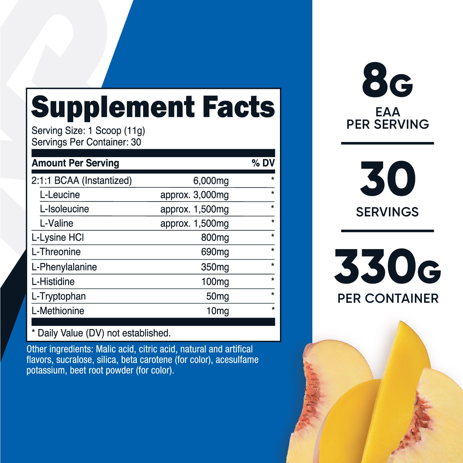 Nutricost EAA Powder 30 Servings (Blue Raspberry) - Essential Amino Acids - Non-GMO, Gluten Free, Vegetarian Friendly